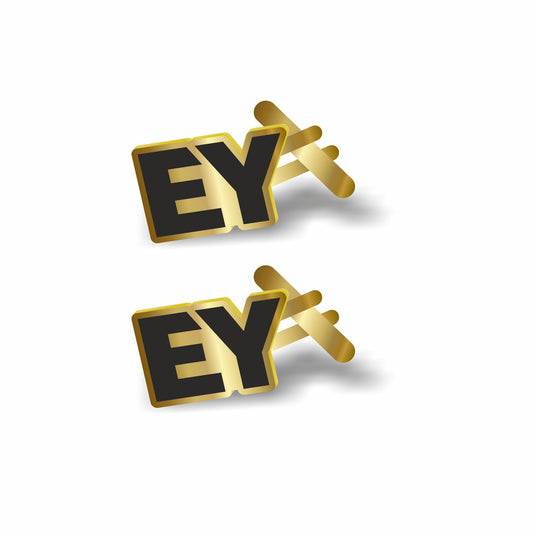 Premium EY cufflinks golden
