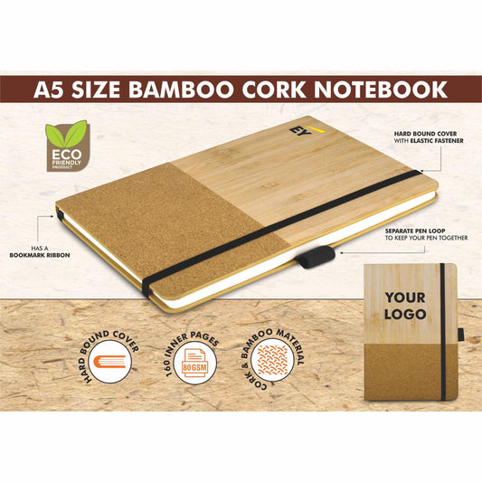 A5 Bamboo notebook