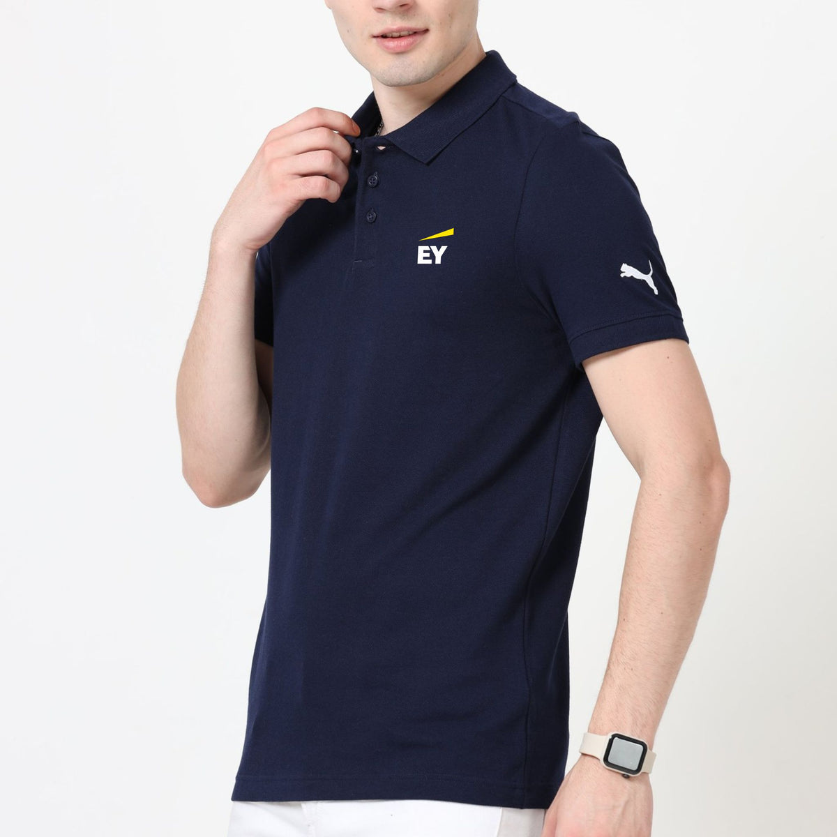 Puma  esn polo tee blue